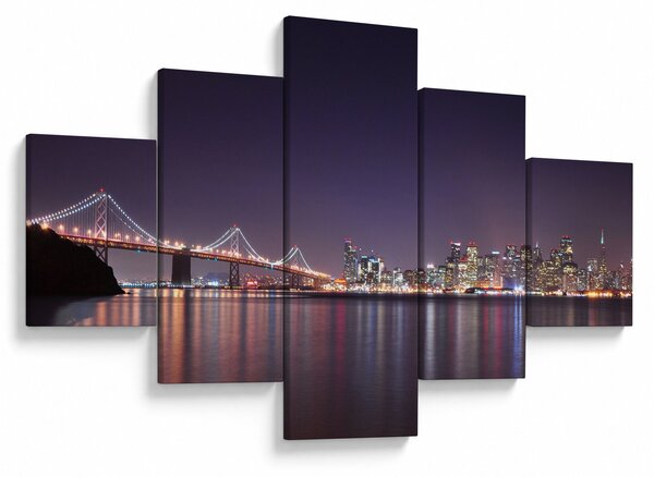 Obraz przedstawiający San Francisco, Kalifornia (125x70 cm)