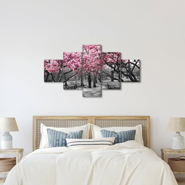 Obraz drzew magnolii (125x70 cm)