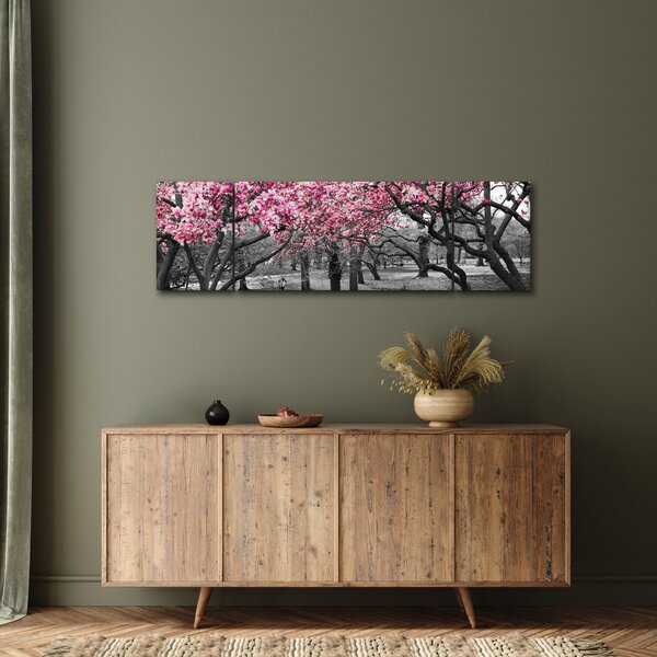 Obraz drzew magnolii (170x50 cm)
