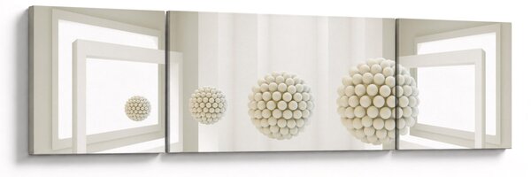 Obraz -Spojrzenie do wnętrza - abstrakcja (170x50 cm)