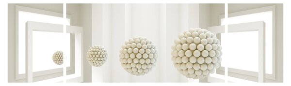 Obraz -Spojrzenie do wnętrza - abstrakcja (170x50 cm)