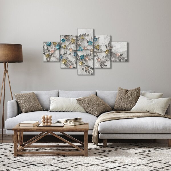 Obraz - Na gałęzi - abstrakcja (125x70 cm)