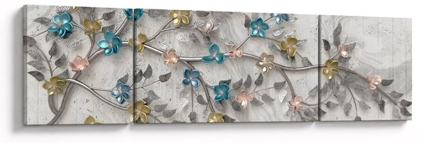 Obraz - Na gałęzi - abstrakcja (170x50 cm)