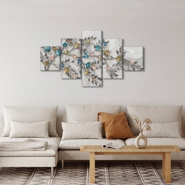 Obraz - Na gałęzi - abstrakcja (125x70 cm)