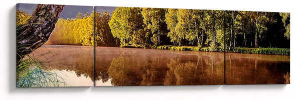 Obraz - Za rzeką (170x50 cm)