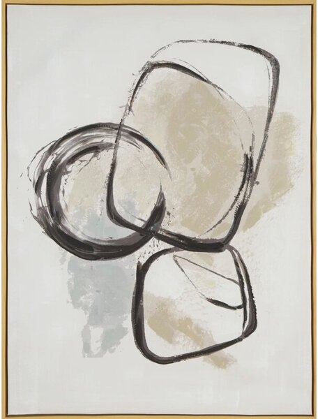 Obraz EUROFIRANY 579 60 x 80 cm Beżowy