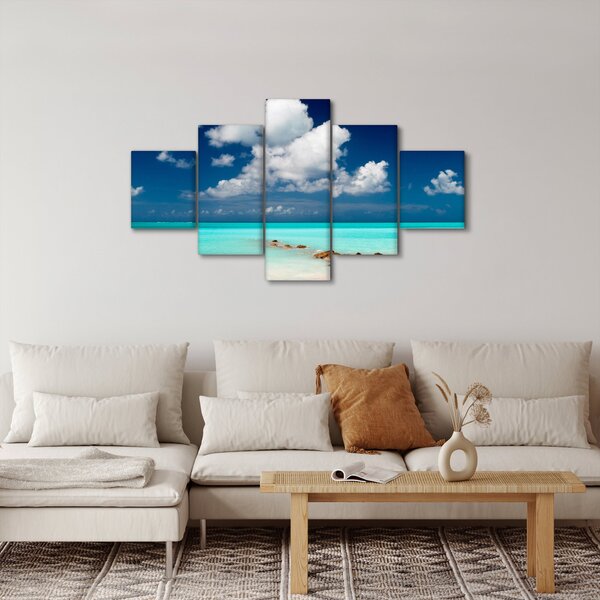 Obraz - Tropikalna plaża (125x70 cm)
