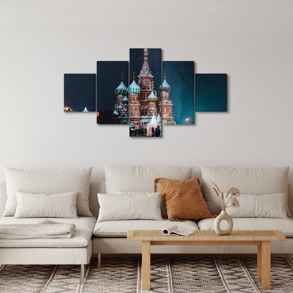 Obraz budowy w Rosji (125x70 cm)
