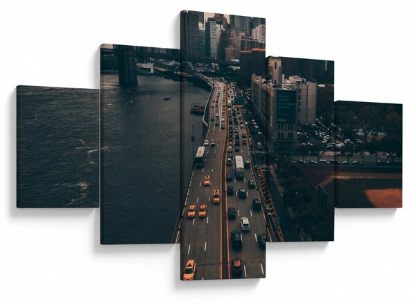 Obraz Manhattanu (125x70 cm)