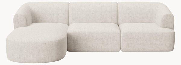 Narożna sofa modułowa z szenilu Campi (4-osobowa)