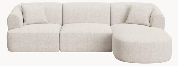 Narożna sofa modułowa z szenilu Campi (4-osobowa)