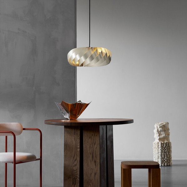 Lampa Wisząca Tom Rossau, złoty | mosiężny, salon, aluminium