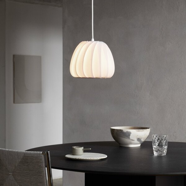 Lampa Wisząca Tom Rossau, biały, salon, tworzywo sztuczne