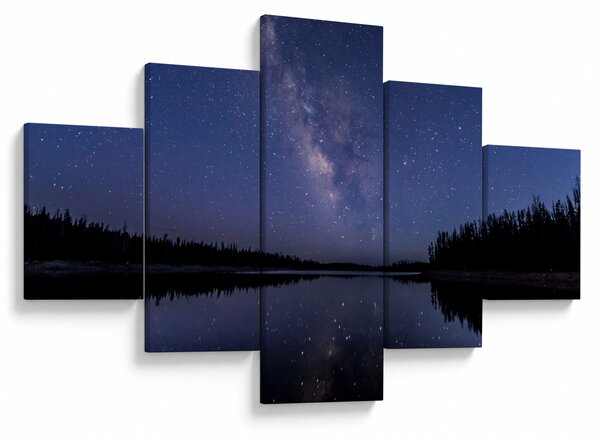 Obraz nocnego nieba (125x70 cm)