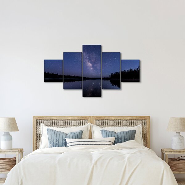 Obraz nocnego nieba (125x70 cm)