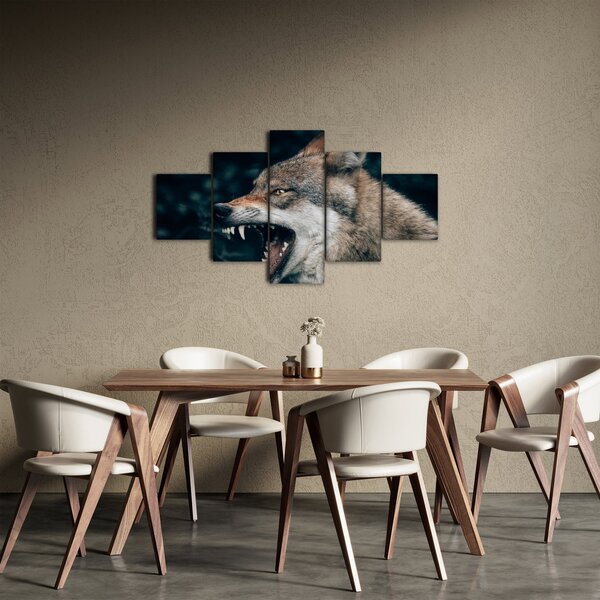 Obraz wilka (125x70 cm)