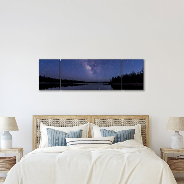 Obraz nocnego nieba (170x50 cm)