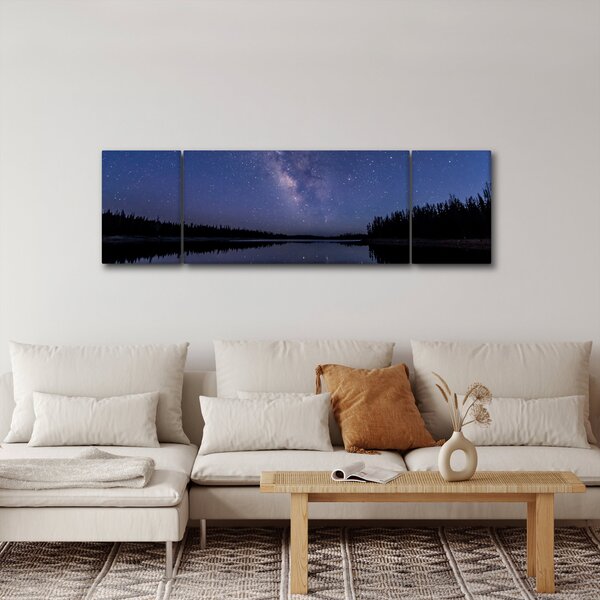 Obraz nocnego nieba (170x50 cm)