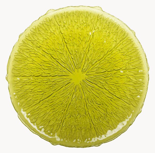Komplet talerzy ze szkła Lemon, 6 elem