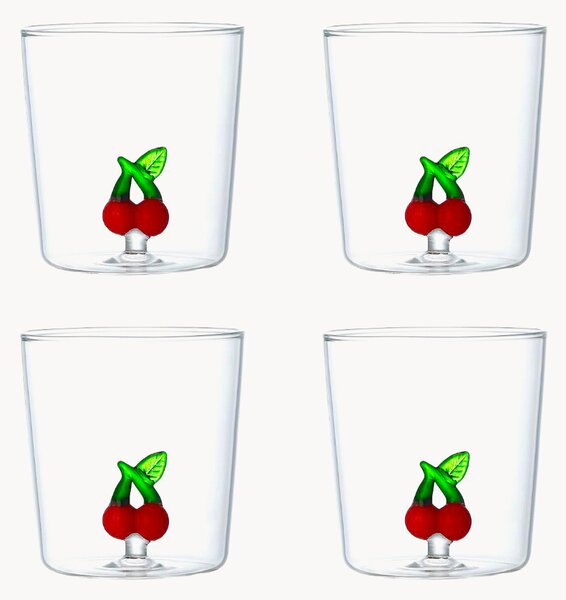 Komplet szklanek Cherry, 4 elem