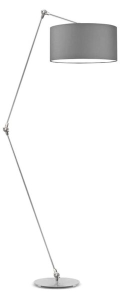 Lampa stojąca podłogowa przegubowa regulowana z abażurem walec SOUL
