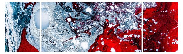 Abstrakcyjny obraz (170x50 cm)