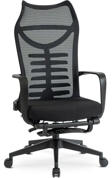 KrzesÅo Obrotowe Biurowe Fotel Ergonomiczny Czarny ACTON