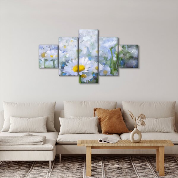Obraz - W stokrotkach (125x70 cm)
