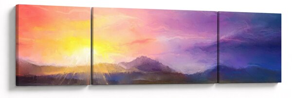 Obraz - O świcie (170x50 cm)