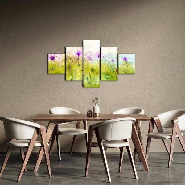 Obraz - Kwiaty polne (125x70 cm)