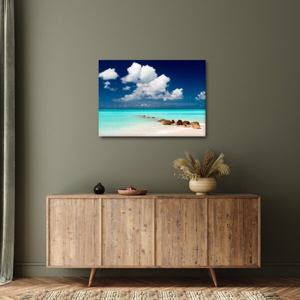 Obraz - Tropikalna plaża (70x50 cm)