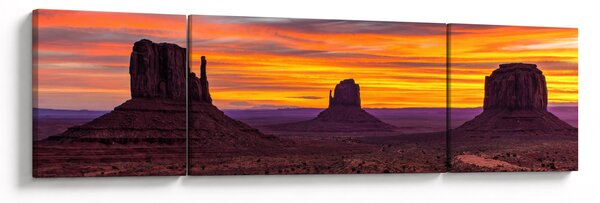 Obraz - Monument Valley v Arizonie (170x50 cm)