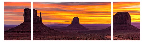 Obraz - Monument Valley v Arizonie (170x50 cm)