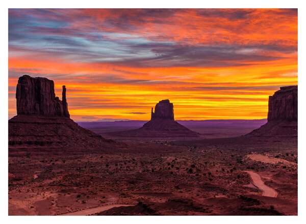 Obraz - Monument Valley v Arizonie (70x50 cm)