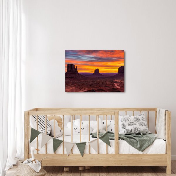 Obraz - Monument Valley v Arizonie (70x50 cm)