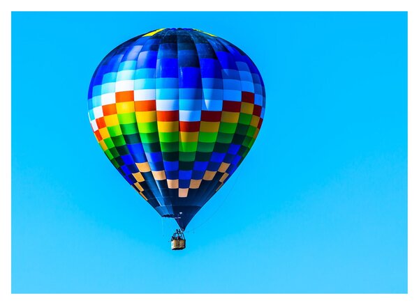Obraz - Balon na gorące powietrze (70x50 cm)