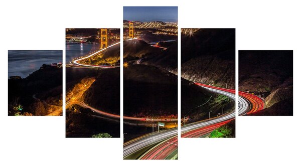 Obraz - Golden Gate Bridge (125x70 cm)