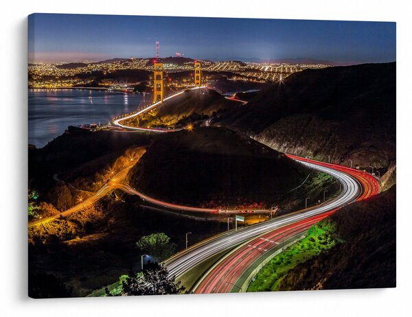 Obraz - Golden Gate Bridge (70x50 cm)