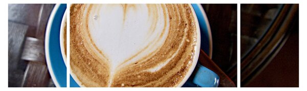 Obraz - Latte Art (170x50 cm)
