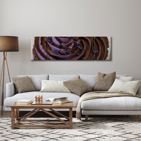 Obraz - Czekoladowa babeczka (170x50 cm)