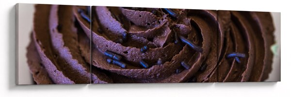 Obraz - Czekoladowa babeczka (170x50 cm)