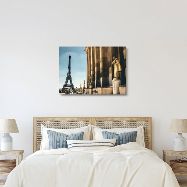 Obraz z placu Trocadero, Paryż (70x50 cm)