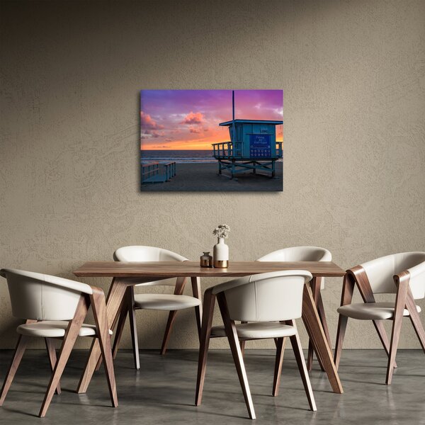 Obraz z plaży Santa Monica (70x50 cm)