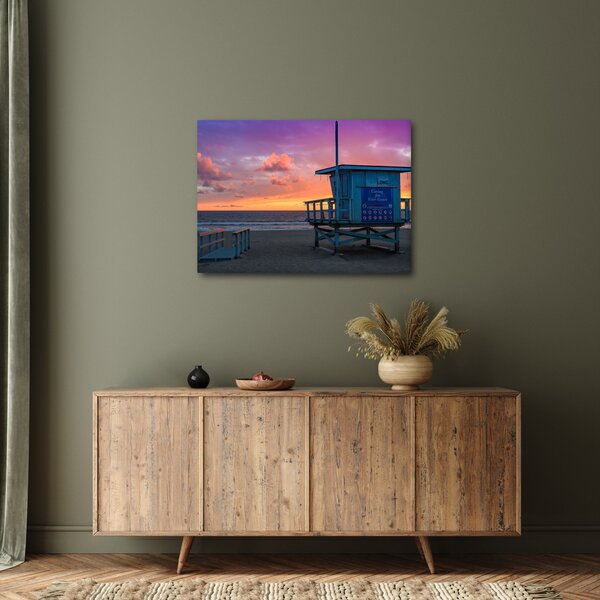 Obraz z plaży Santa Monica (70x50 cm)