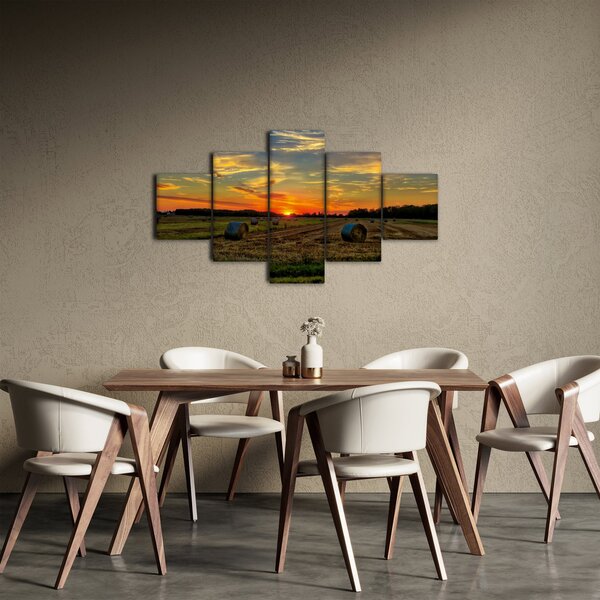 Obraz - Wiejskie bale (125x70 cm)