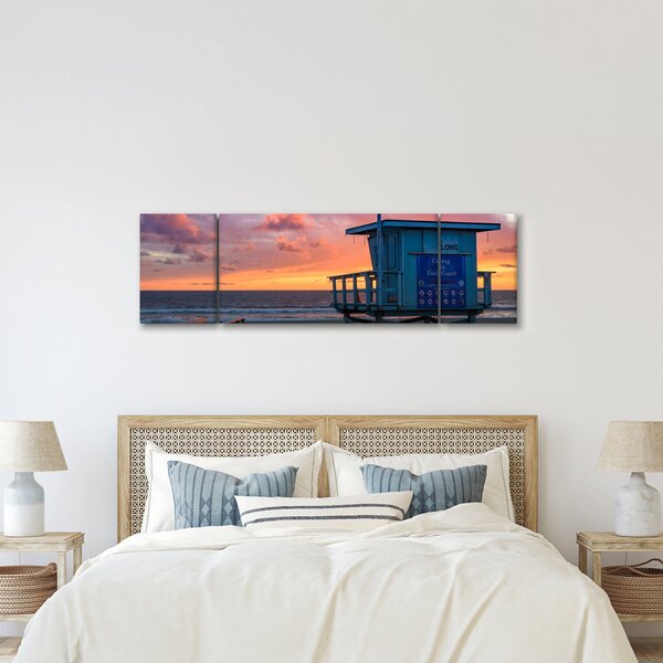 Obraz z plaży Santa Monica (170x50 cm)