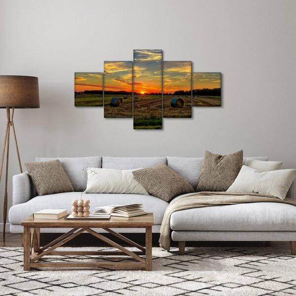 Obraz - Wiejskie bale (125x70 cm)