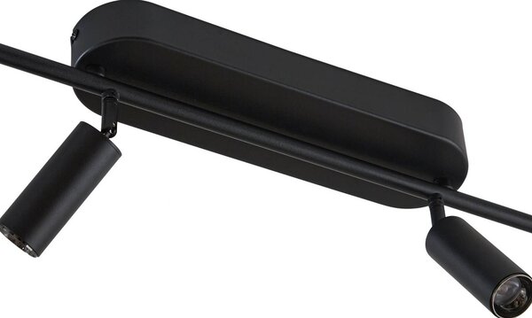 Lampa sufitowa LED Eldrin Lindby, czarny, salon / jadalnia, metal, nowoczesny