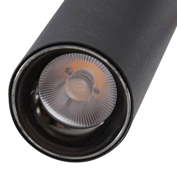 Lampa sufitowa LED Eldrin Lindby, czarny, salon / jadalnia, metal, nowoczesny
