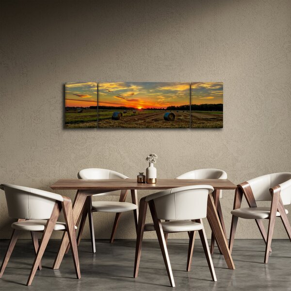Obraz - Wiejskie bale (170x50 cm)